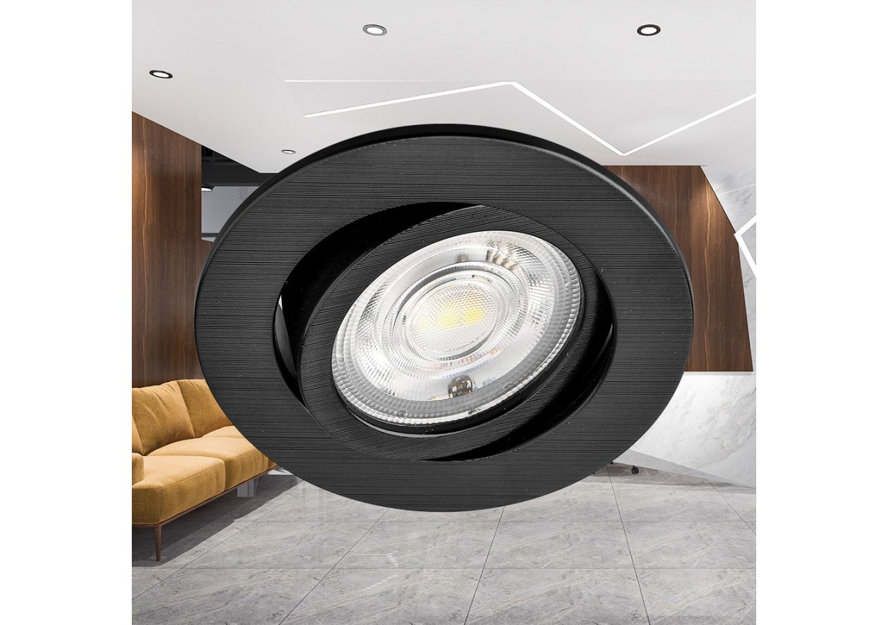 Spot LED Noir, 630 lm - BD02-00781 - Braytron