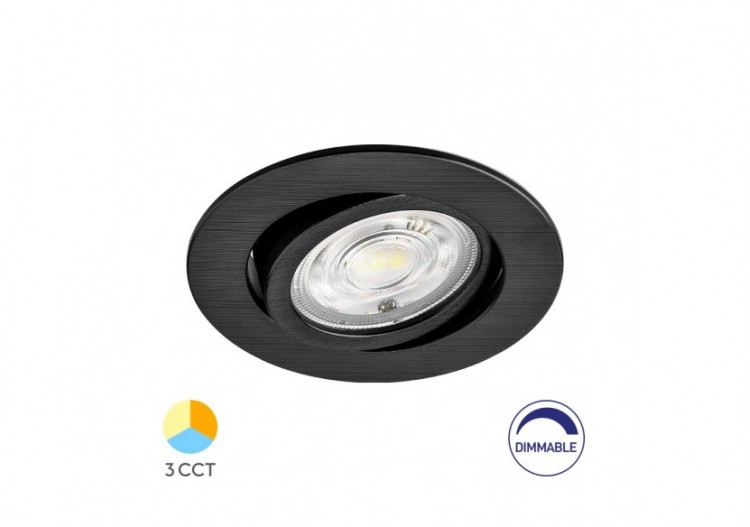 Spot LED Noir, 630 lm -...