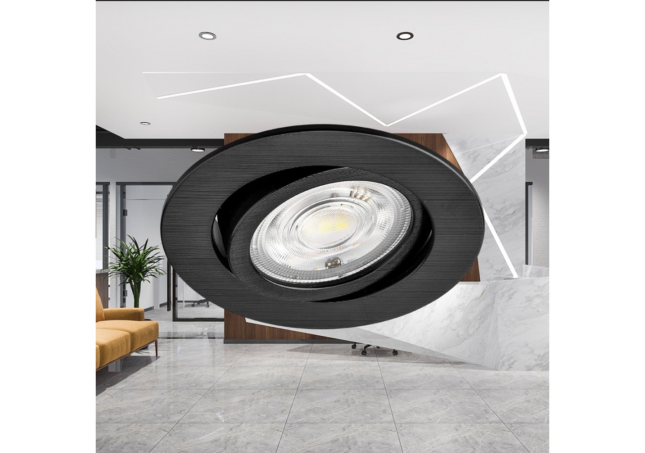 Spot LED Noir, 630 lm - BD02-60781 - Braytron