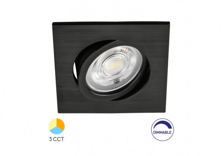 Spot LED 85mm Noir, 630 lm...
