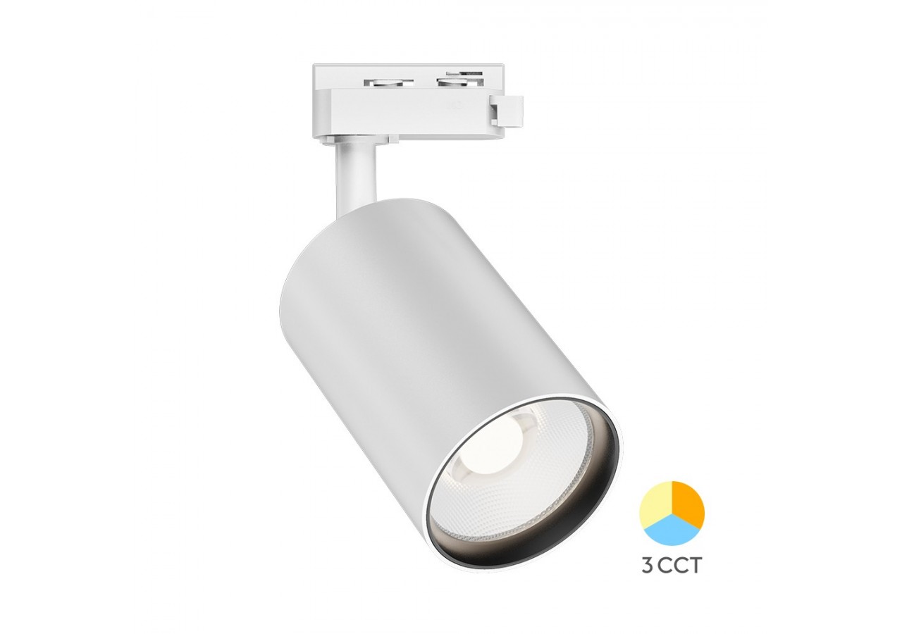 Spot sur rail LED Blanc, 2960 lm, Variation de blancs - BD40-00680 - Braytron