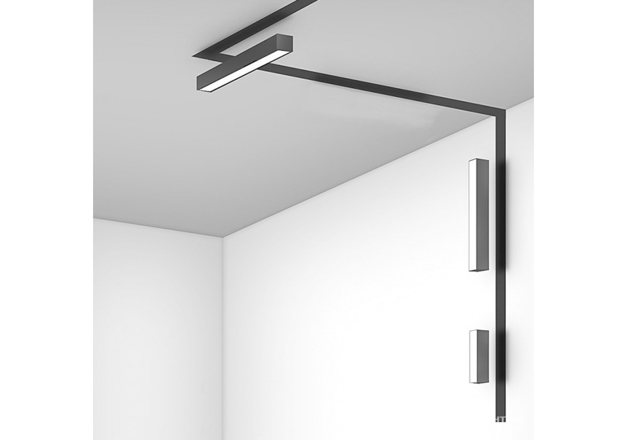 Panneau magnétique LED 603mm Noir, 1850 lm, Blanc Chaud - BD60-00601 - Braytron