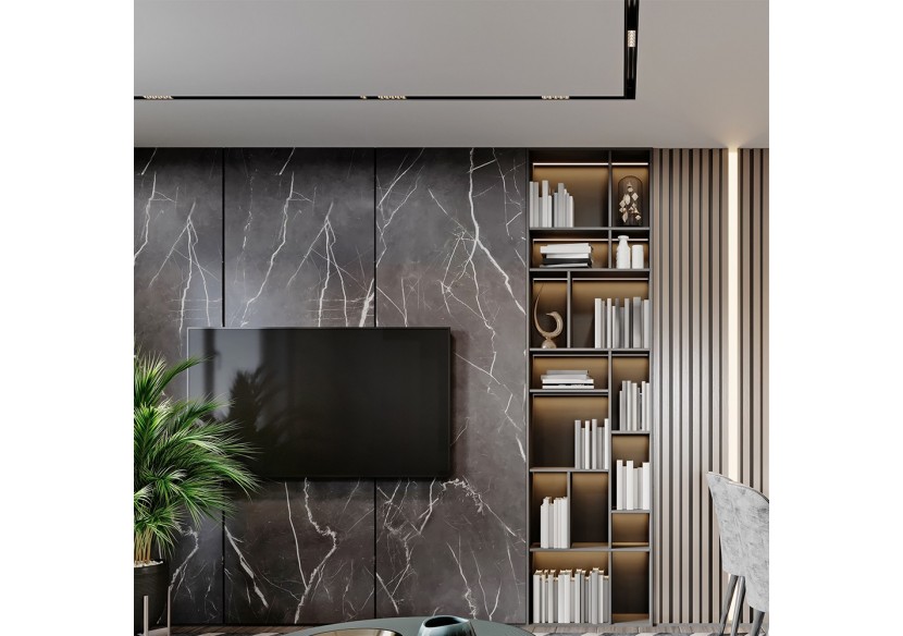 Module pour rail magnétique LED 110mm Noir, 440 lm, Blanc Chaud - BD60-01101 - Braytron