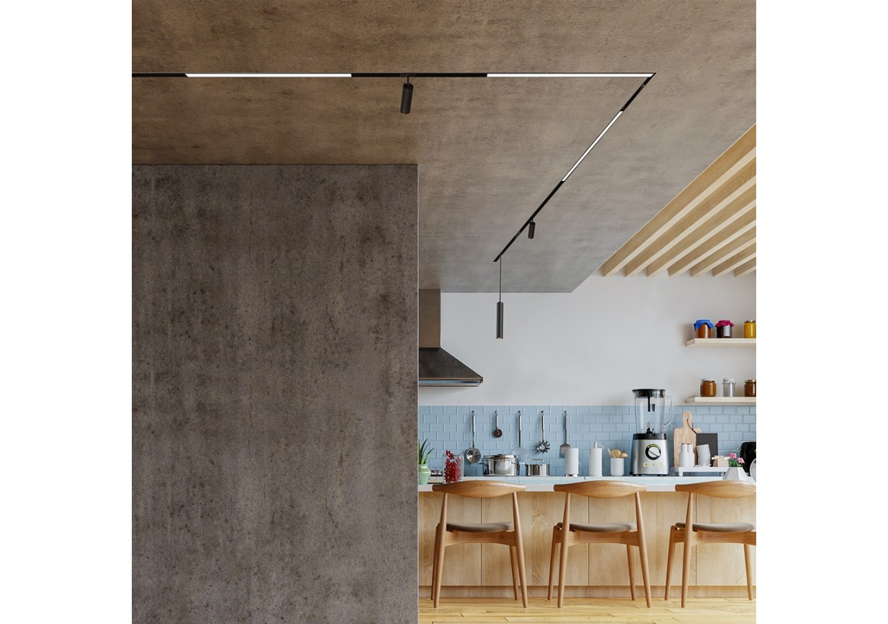 Module pour rail magnétique LED 602mm Noir, 1850 lm, Blanc neutre - BD60-10611 - Braytron