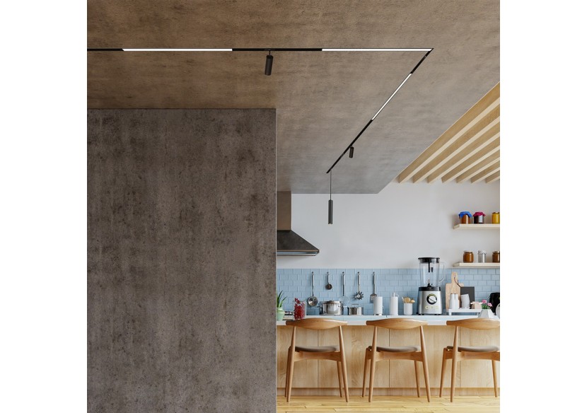 Module pour rail magnétique LED 602mm Noir, 1850 lm, Blanc neutre - BD60-10611 - Braytron