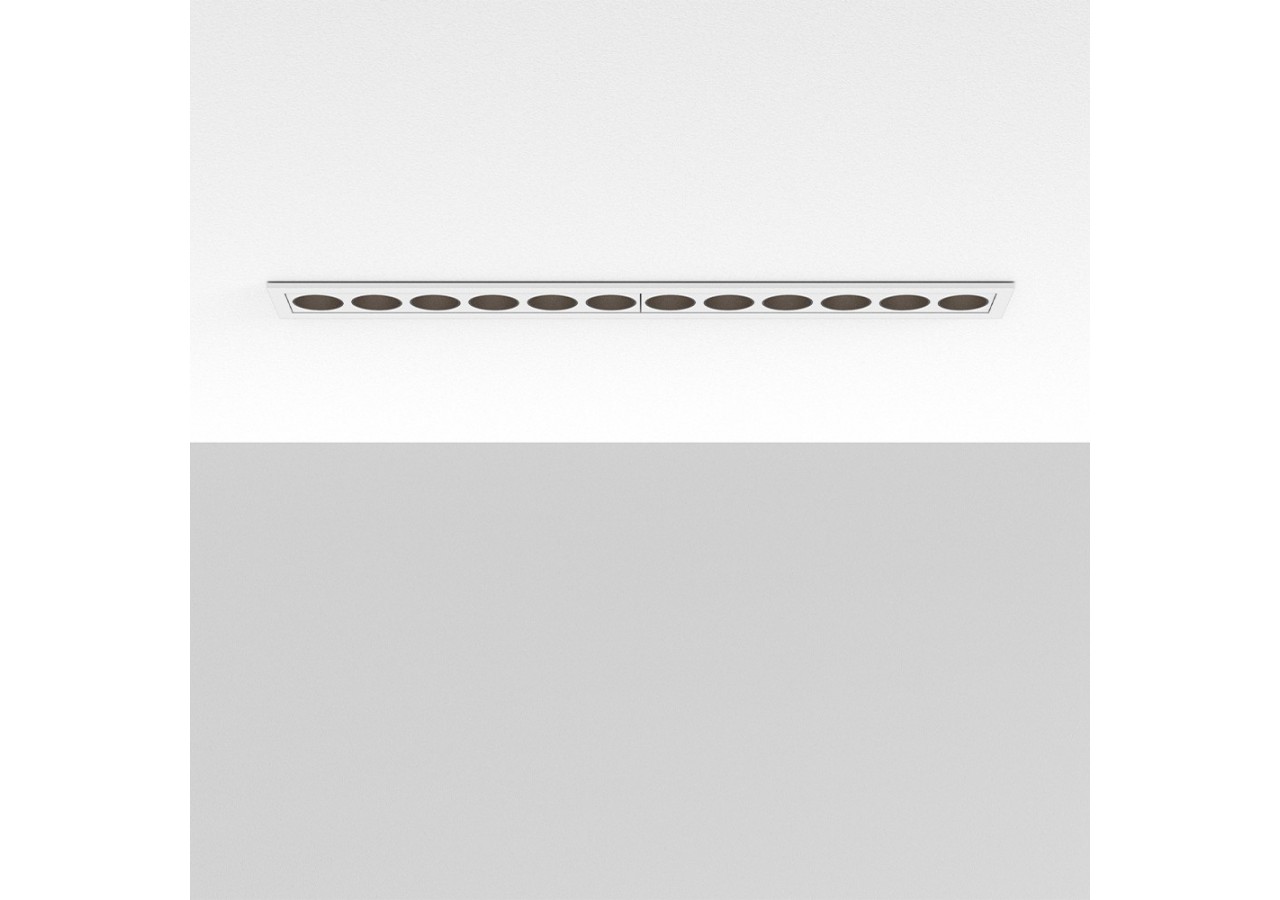 Projecteur linéaire LED 313mm Blanc, 1300 lm, Blanc Chaud - BD63-00300 - Braytron