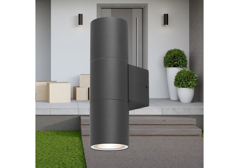 Éclairage mural Gris, 2xGU10 - BG32-00322 - Braytron