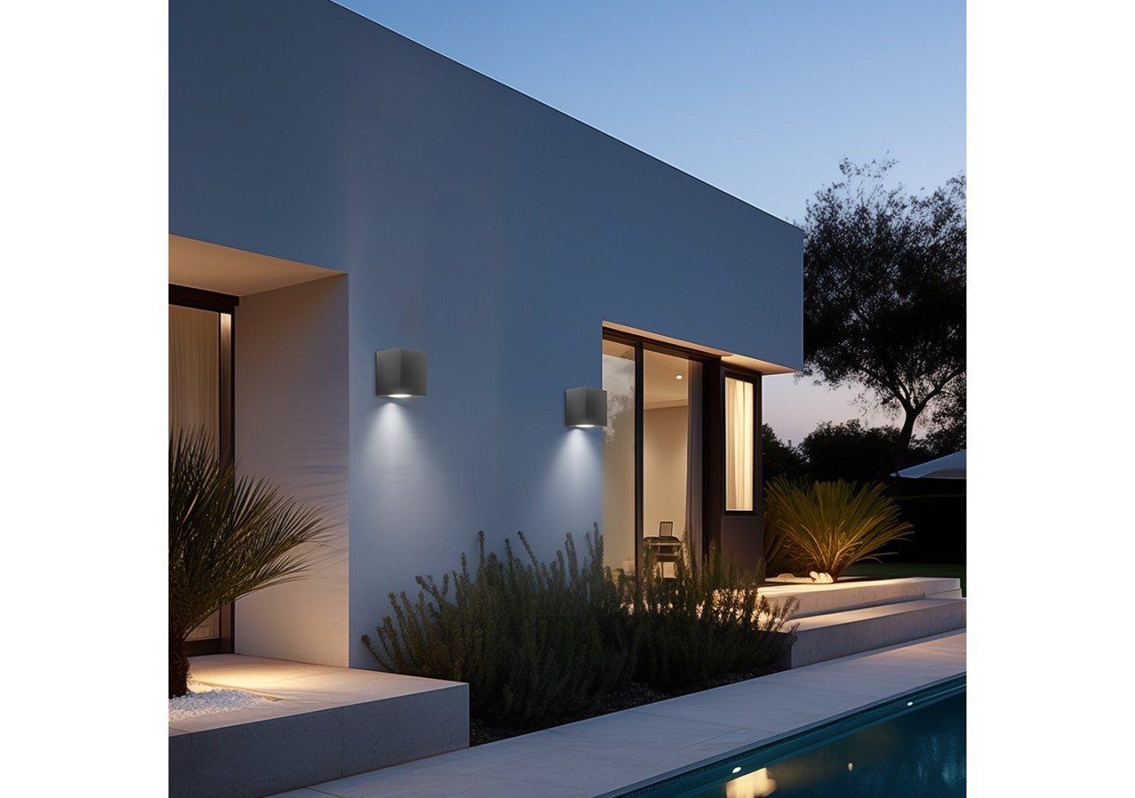 Éclairage mural 81mm Gris, GU10 - BG32-00402 - Braytron