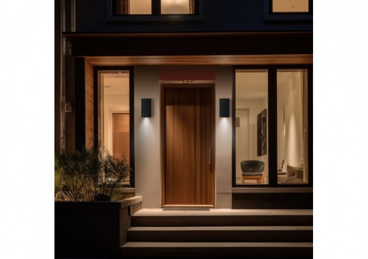 Éclairage mural 150mm Gris, 2xGU10 - BG32-00422 - Braytron 2