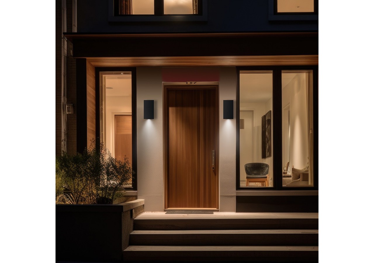 Éclairage mural 150mm Gris, 2xGU10 - BG32-00422 - Braytron