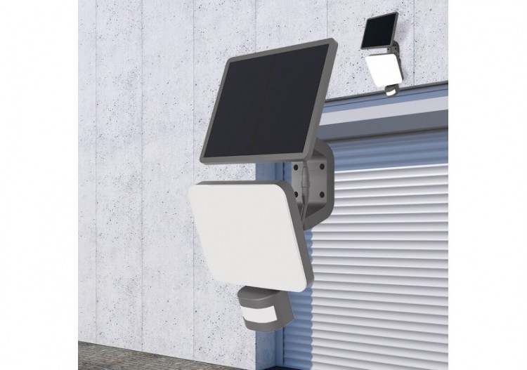 Éclairage mural solaire LED 347mm Noir, 1500 lm, Blanc neutre - BG36-00281 - Braytron 2