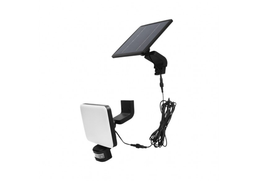 Éclairage mural solaire LED 347mm Noir, 1500 lm, Blanc neutre - BG36-00281 - Braytron