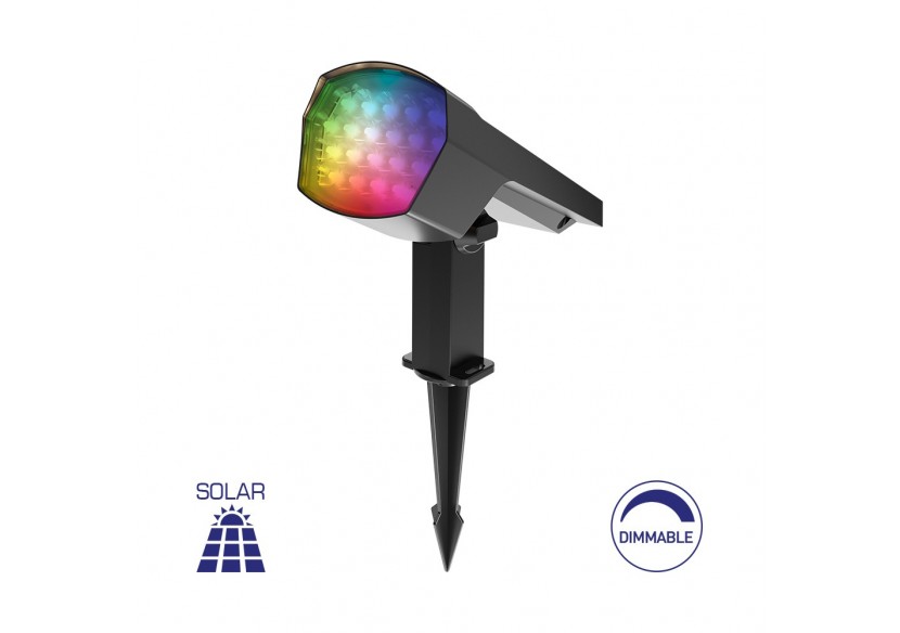 Spot à piquer LED 179mm Gris, RGB - BG36-00592 - Braytron