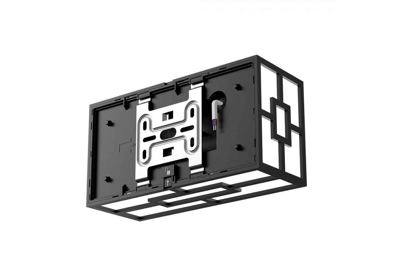 Éclairage mural LED 205mm Noir, 950 lm - BG37-00381 - Braytron