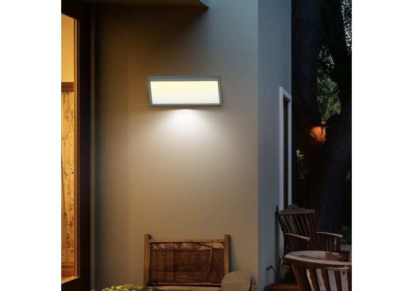 Éclairage mural LED 268mm Gris, 2000 lm, Variation de blancs - BG37-00582 - Braytron