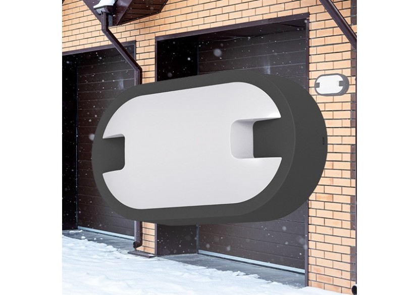 Applique murale LED 215mm Grise, 1450 lm, Blanc Chaud - BG38-00902 - Braytron