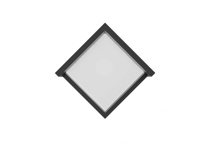 Applique murale LED 160mm Noire, 1450 lm, Blanc Chaud - BG38-01101 - Braytron