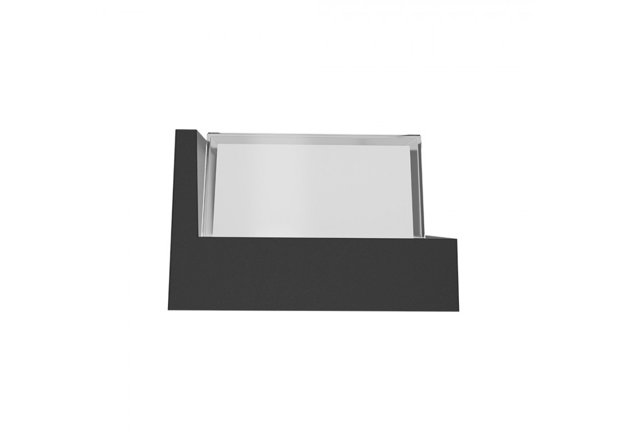 Applique murale LED 160mm Noire, 1450 lm, Blanc Chaud - BG38-01101 - Braytron