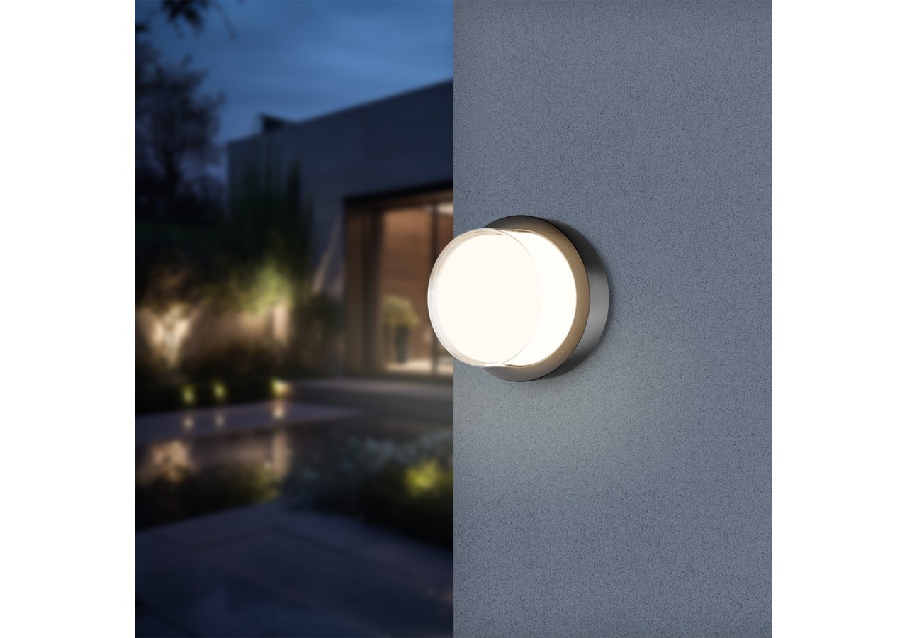 Applique murale LED Noire, 1450 lm, Blanc neutre - BG38-01211 - Braytron