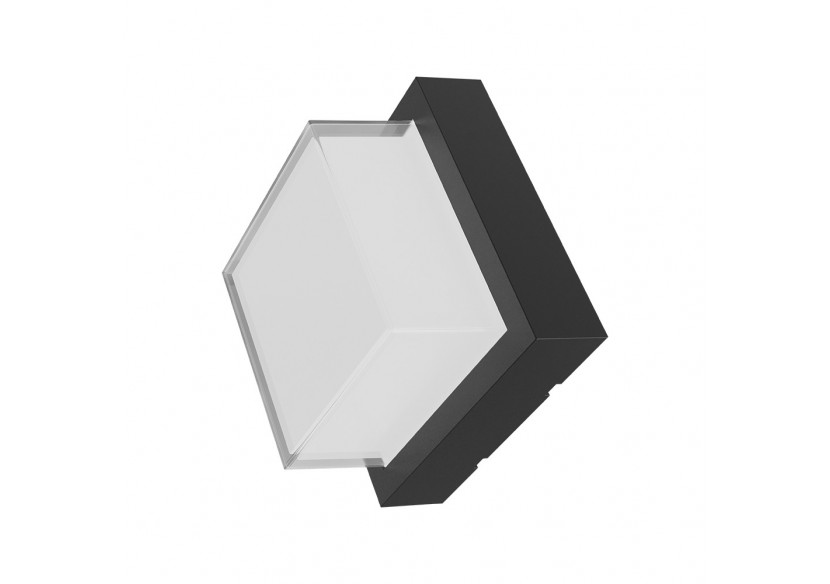 Applique murale LED 160mm Noire, 1450 lm, Blanc Chaud - BG38-01301 - Braytron