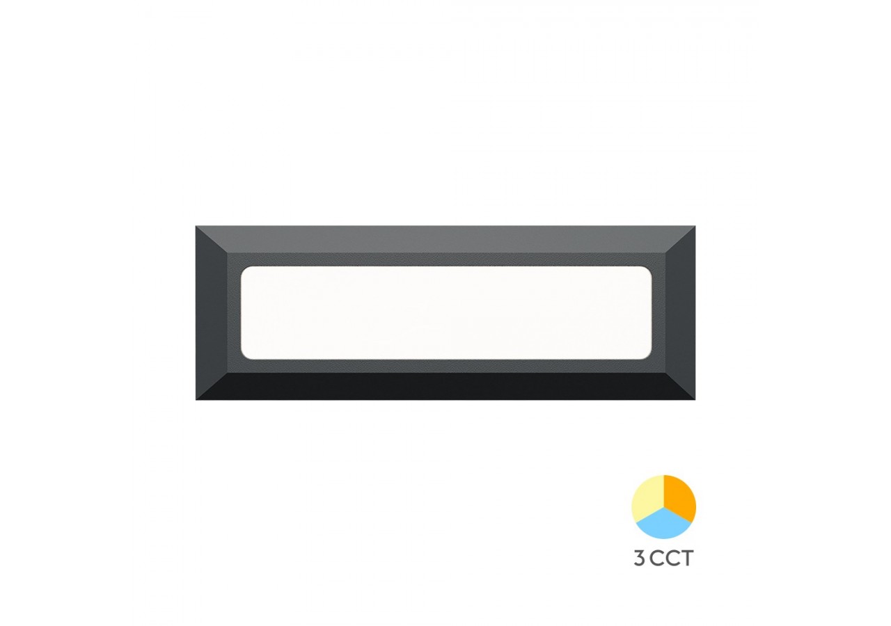 Éclairage mural LED 230mm Gris, 180 lm - BG38-01882 - Braytron