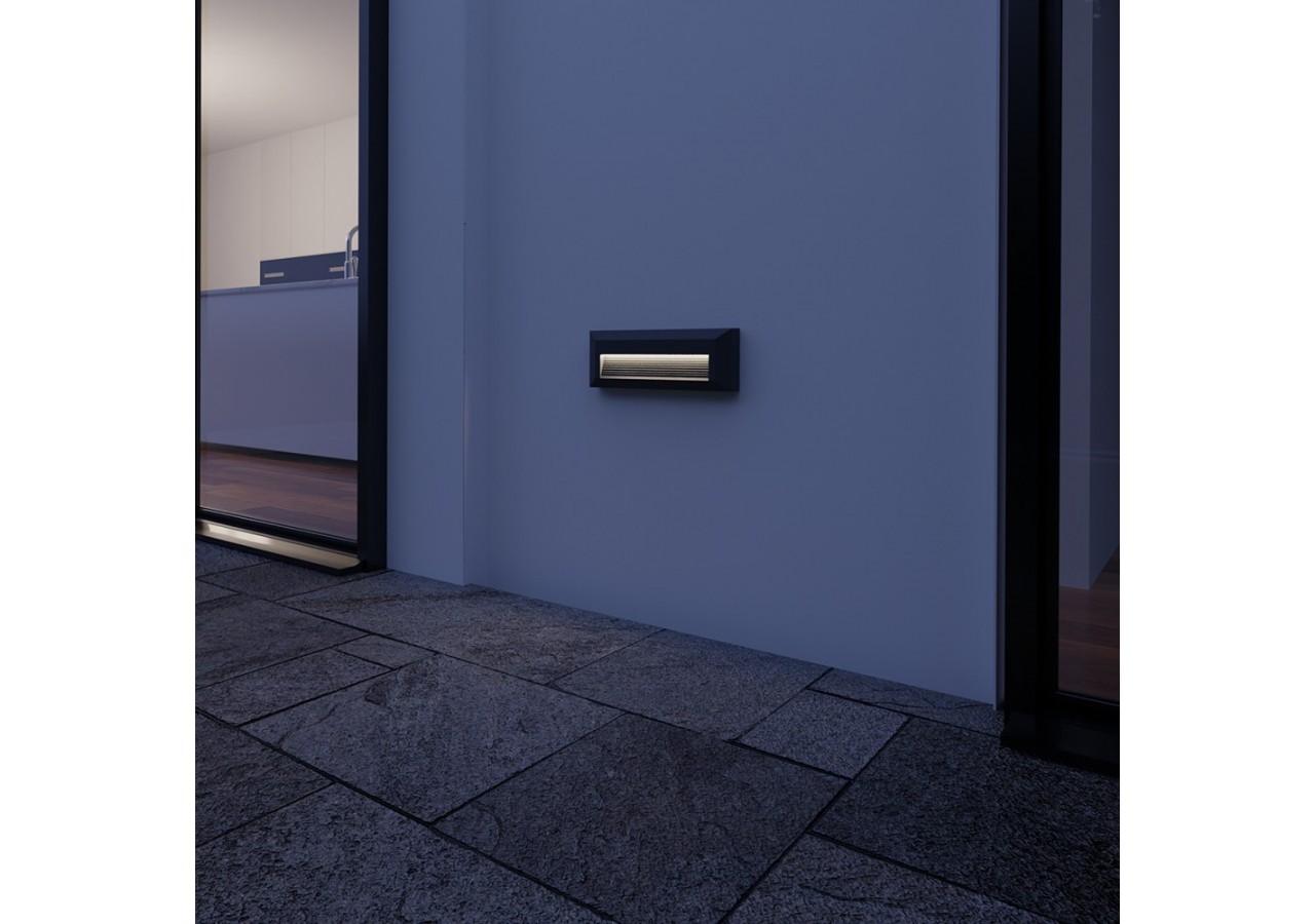 Éclairage mural LED 230mm Gris, 180 lm - BG38-01982 - Braytron