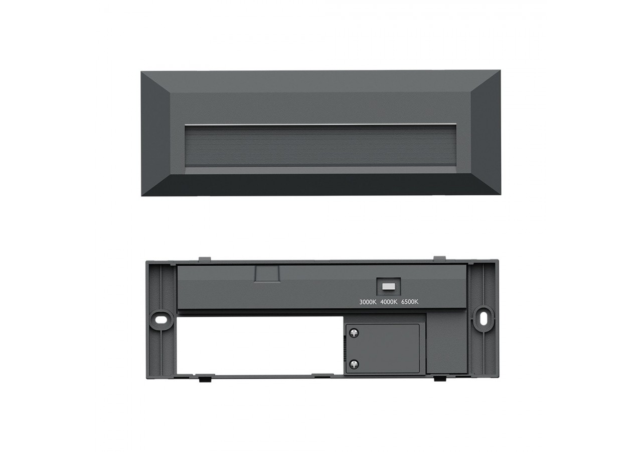 Éclairage mural LED 230mm Gris, 180 lm - BG38-01982 - Braytron