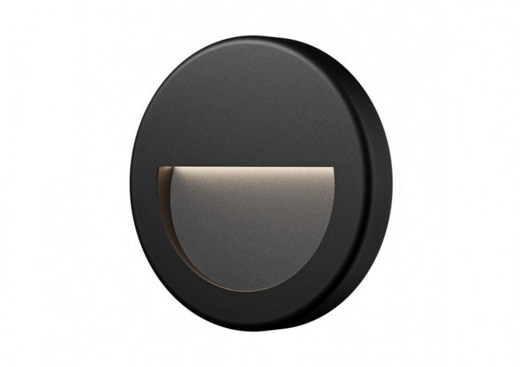 Éclairage mural LED 85mm Noir, 240 lm, Blanc Chaud - BG38-02001 - Braytron