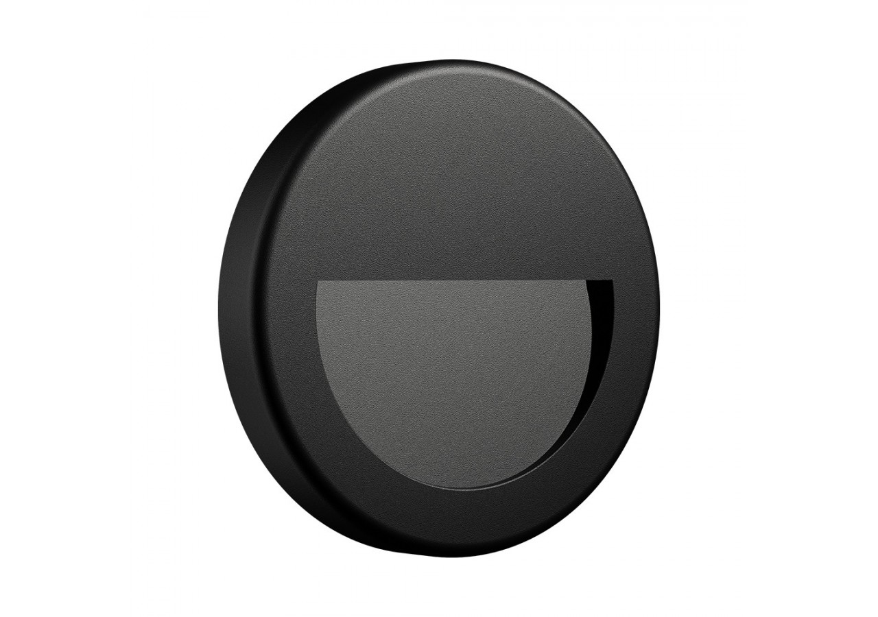 Éclairage mural LED 85mm Noir, 240 lm, Blanc Chaud - BG38-02001 - Braytron
