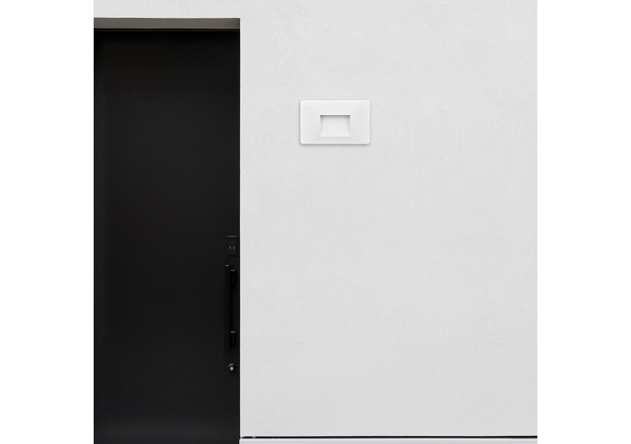 Éclairage mural LED 85mm Blanc, 240 lm, Blanc Chaud - BG38-02100 - Braytron