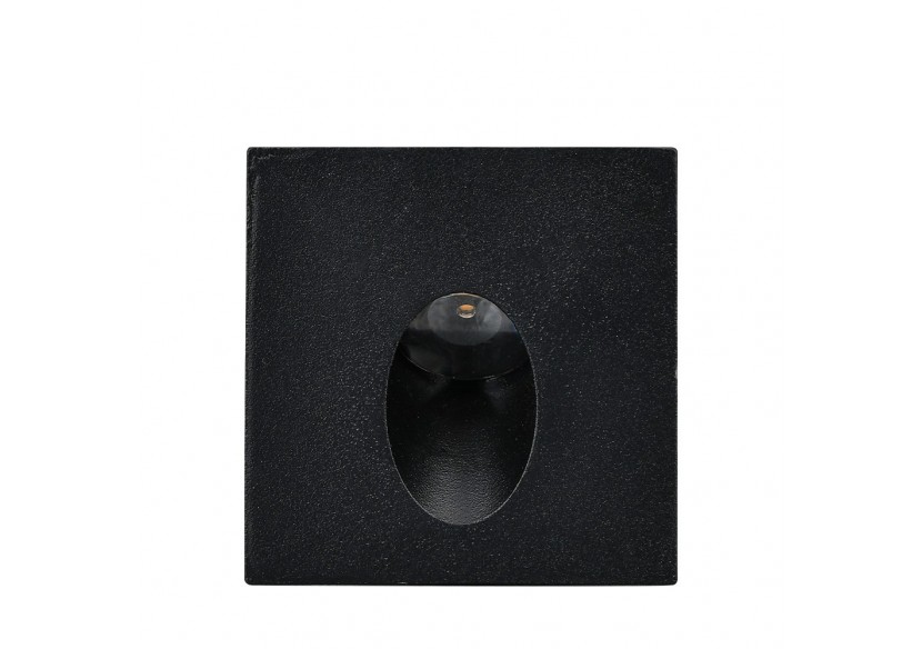 Éclairage mural LED 48mm Noir, 240 lm, Blanc Chaud - BG38-02301 - Braytron