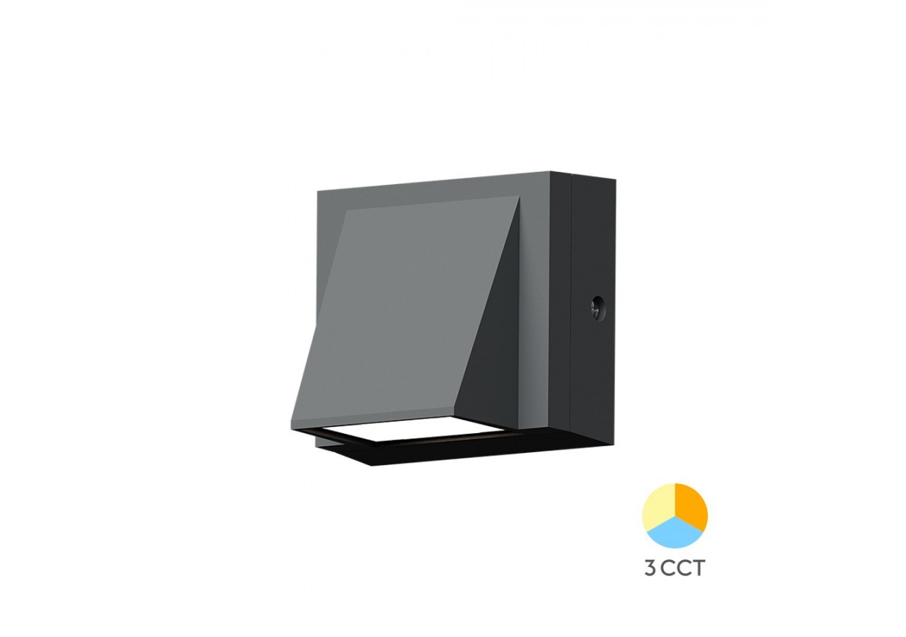 Éclairage mural LED 78mm Gris, 600 lm - BG38-02682 - Braytron