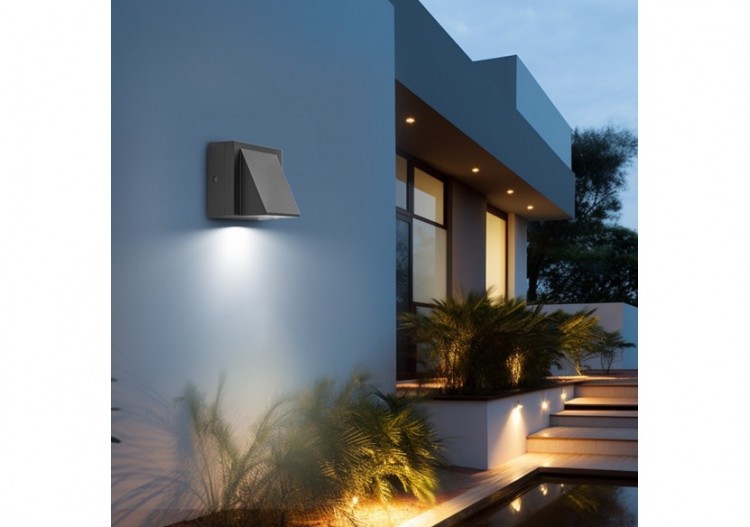 Éclairage mural LED 78mm Gris, 600 lm - BG38-02682 - Braytron 2