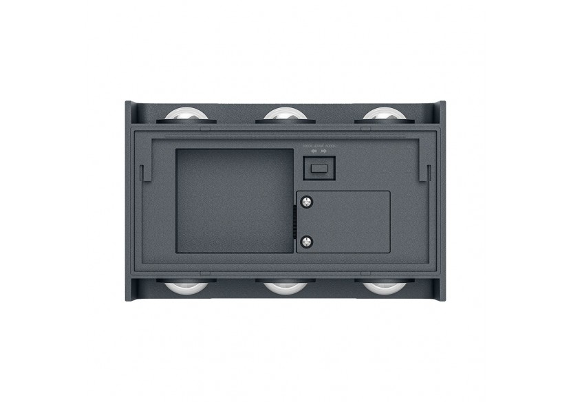 Éclairage mural LED 160mm Gris, 480 lm, Variation de blancs - BG38-03382 - Braytron