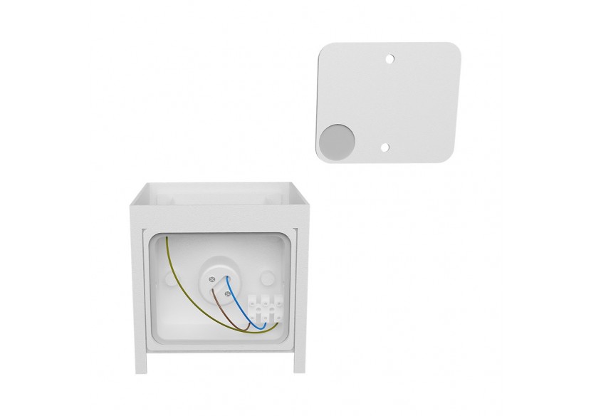 Fixations pour éclairage mural 100mm Blanc, G9 - BG38-03400 - Braytron