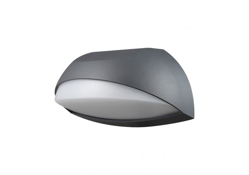 Éclairage mural LED 160mm Gris, 600 lm, Blanc Chaud - BG40-00502 - Braytron