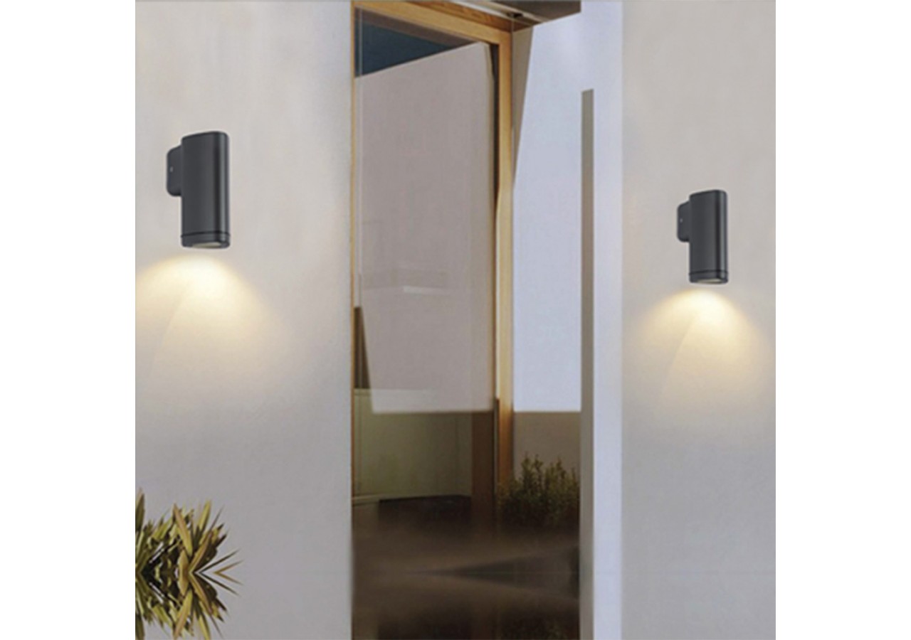 Éclairage mural LED 157mm Gris, 450 lm, Blanc Chaud - BG40-00702 - Braytron