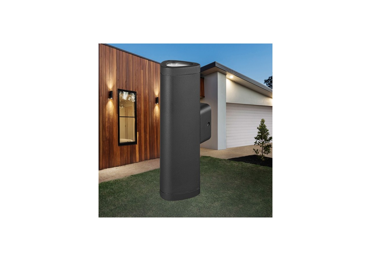 Éclairage mural LED 238mm Gris, 860 lm, Blanc Chaud - BG40-00802 - Braytron