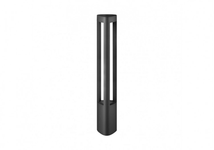 Borne lumineuse LED 125mm Grise, 600 lm, Blanc Chaud - BG43-02302 - Braytron