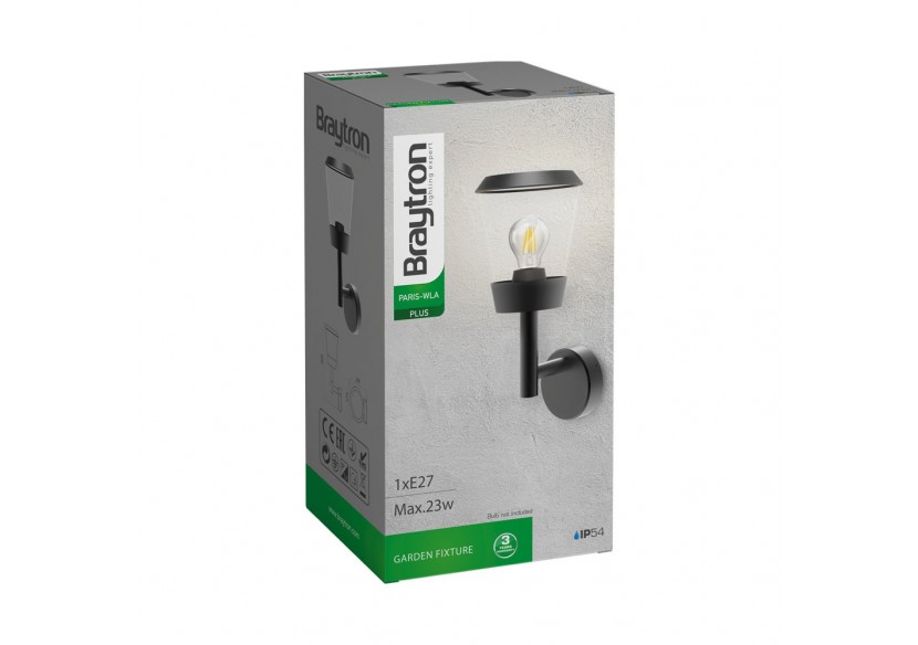 Éclairage mural 406mm Gris, E27 - BG43-03002 - Braytron