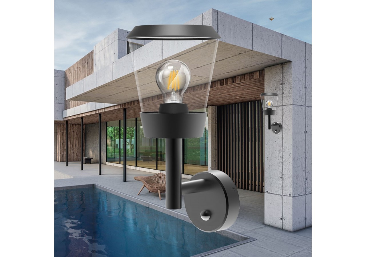 Éclairage mural 406mm Gris, E27 - BG43-03102 - Braytron