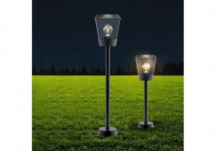 Borne lumineuse 141mm Grise, E27 - BG43-03302 - Braytron 2