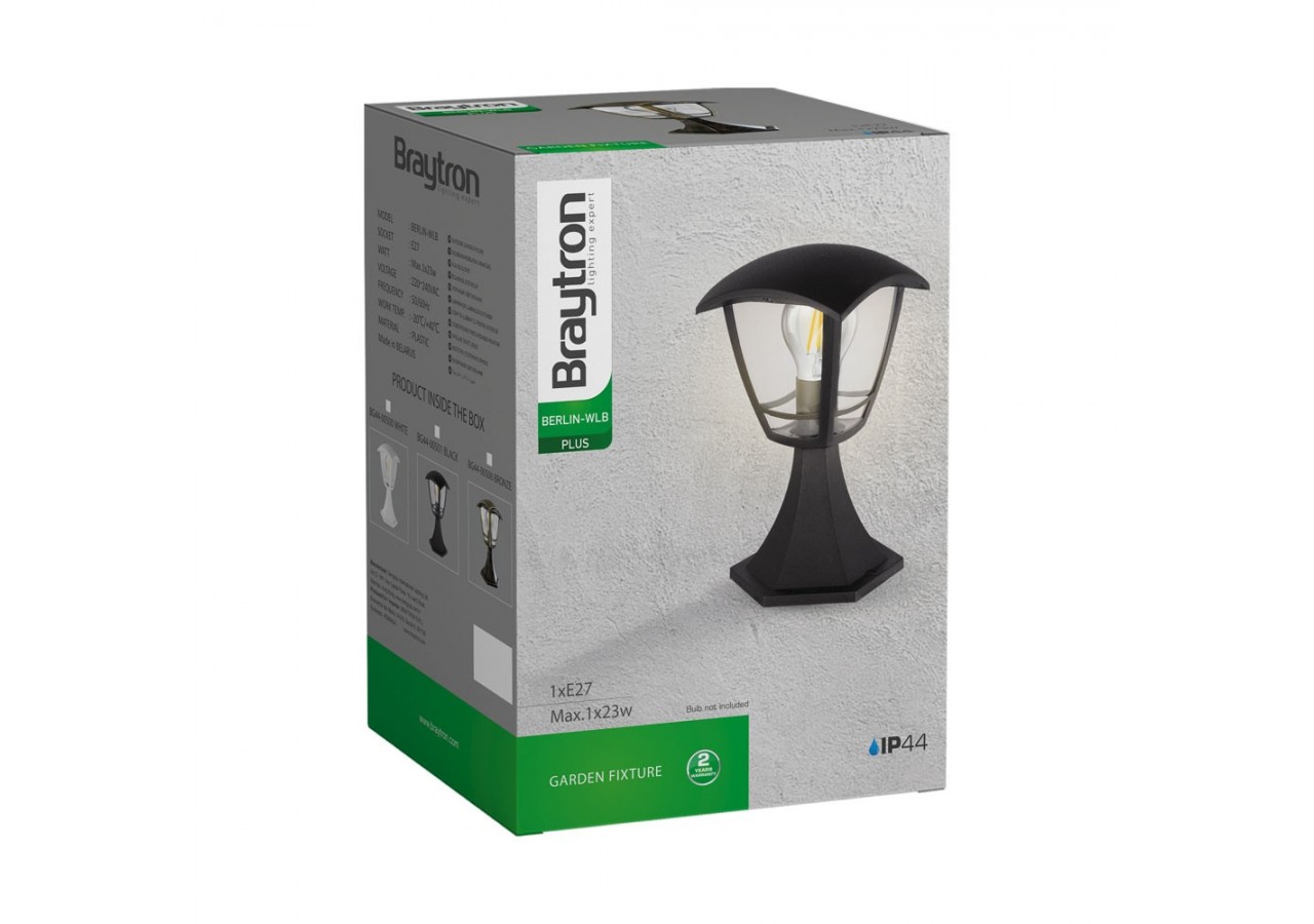 Éclairage mural 169mm Blanc, E27 - BG44-00500 - Braytron