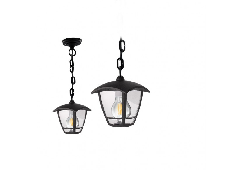 Éclairage mural 164mm Noir, E27 - BG44-00601 - Braytron