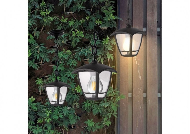 Éclairage mural 164mm Noir, E27 - BG44-00601 - Braytron 2