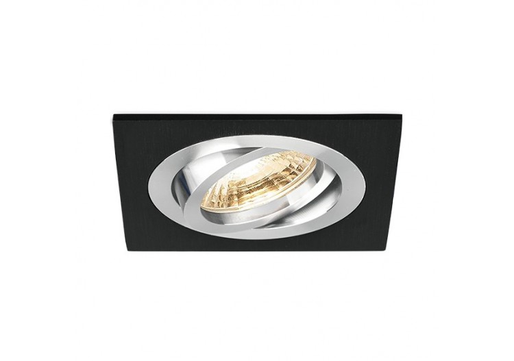 Spot encastré 92mm Noir / Argent - BH03-00111 - Braytron