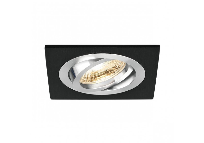 Spot encastré 92mm Noir / Argent - BH03-00111 - Braytron