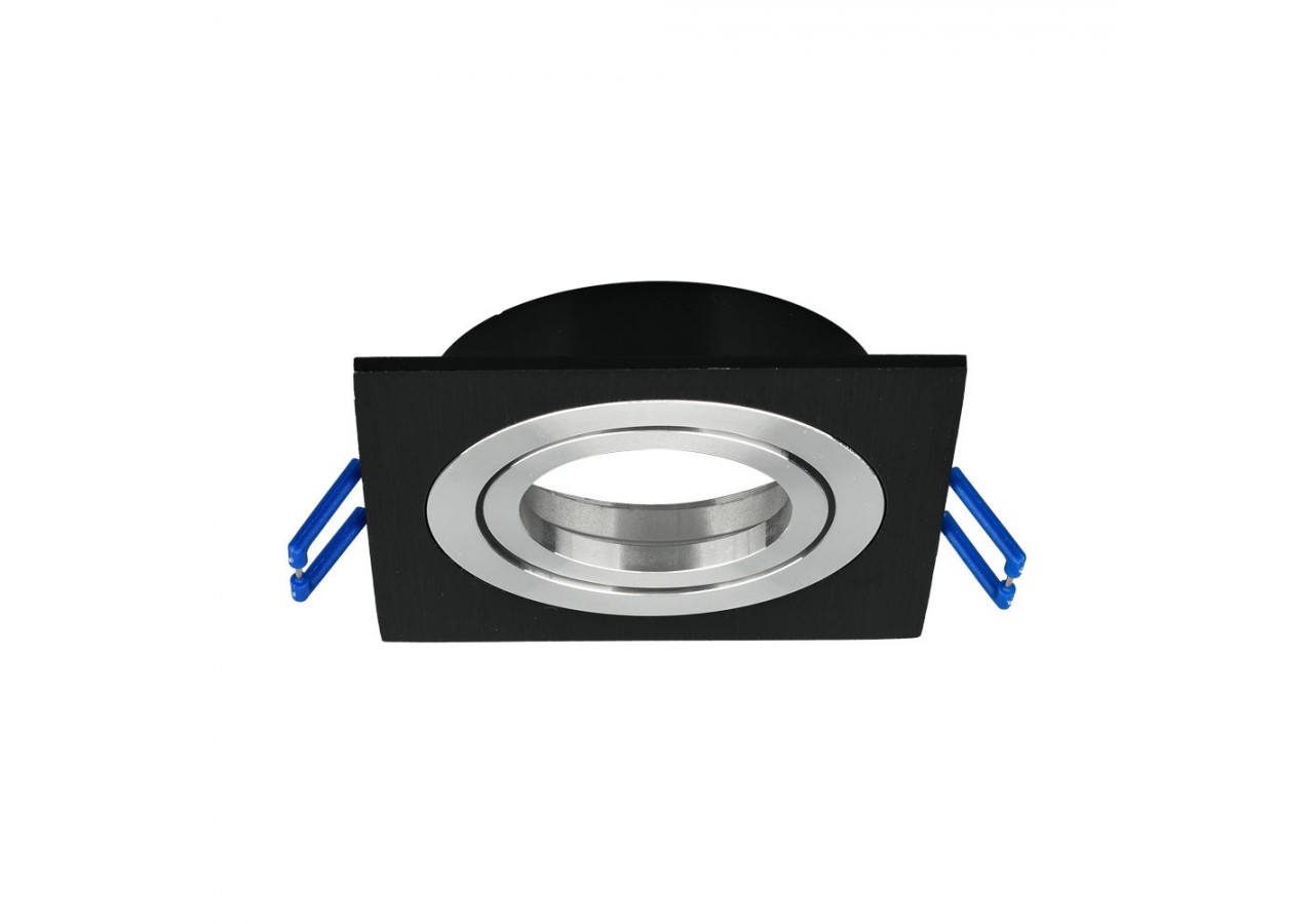 Spot encastré 92mm Noir / Argent - BH03-00111 - Braytron