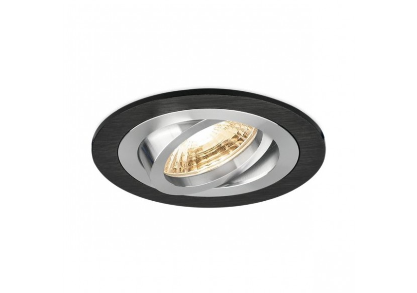 Spot encastré Noir / Argent - BH03-00161 - Braytron