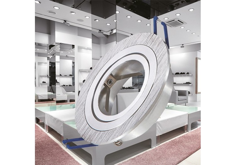 Spot encastré Argent brossé - BH03-00163 - Braytron 2